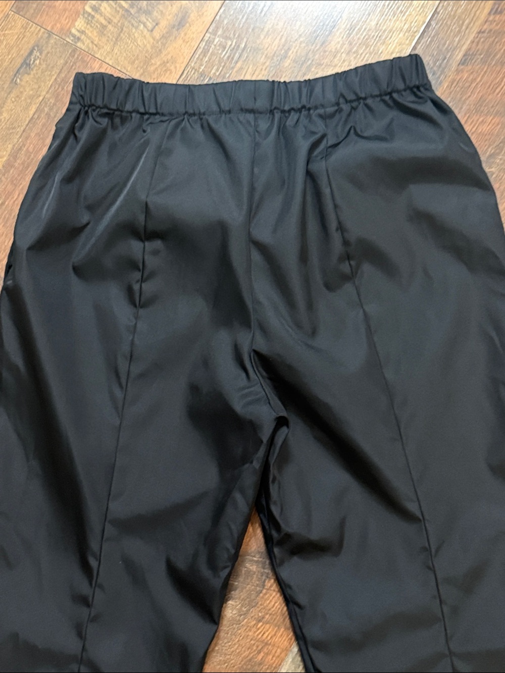Prada Re-Nylon Black Jogger Pants Triangle Logo Size IT 42 Authentic - Picture 11 of 15